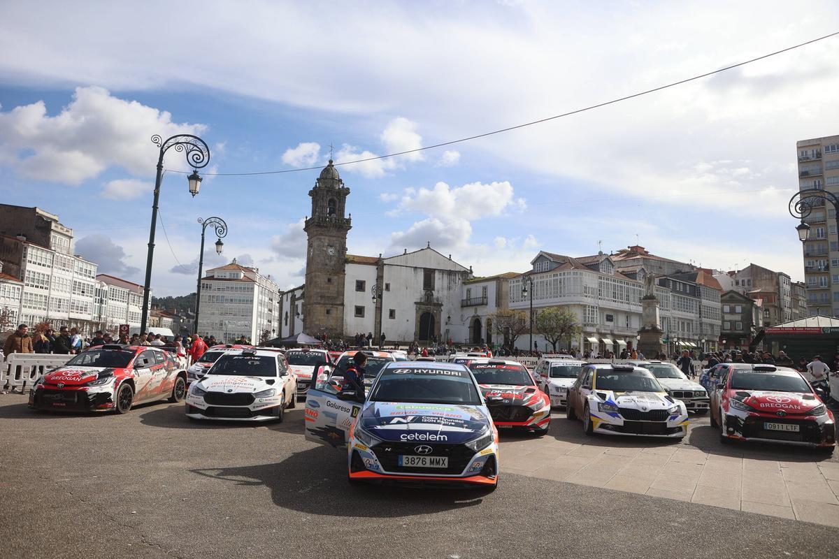 Tramo de Betanzos - Coiròs del 30 Rally de A Coruña .