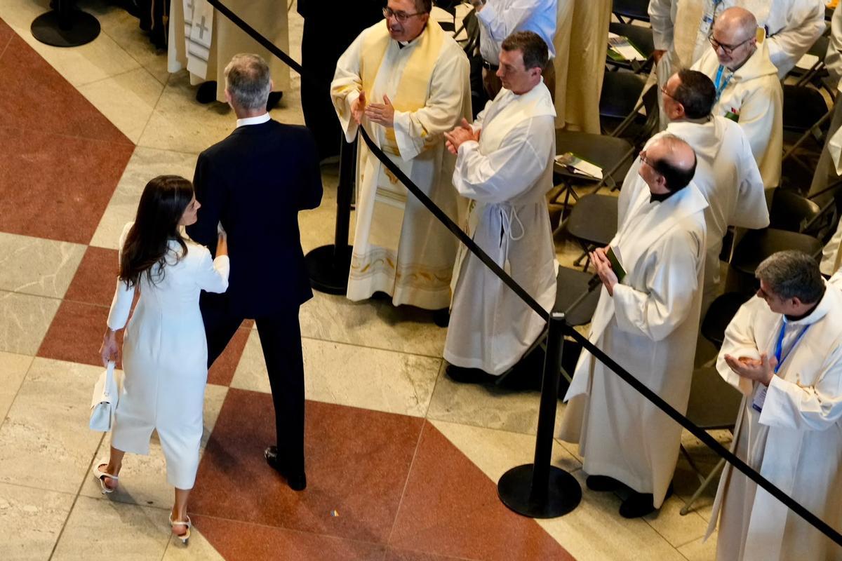 Los Reyes de España en la visita del Papa León XIV a la Sagrada Familia