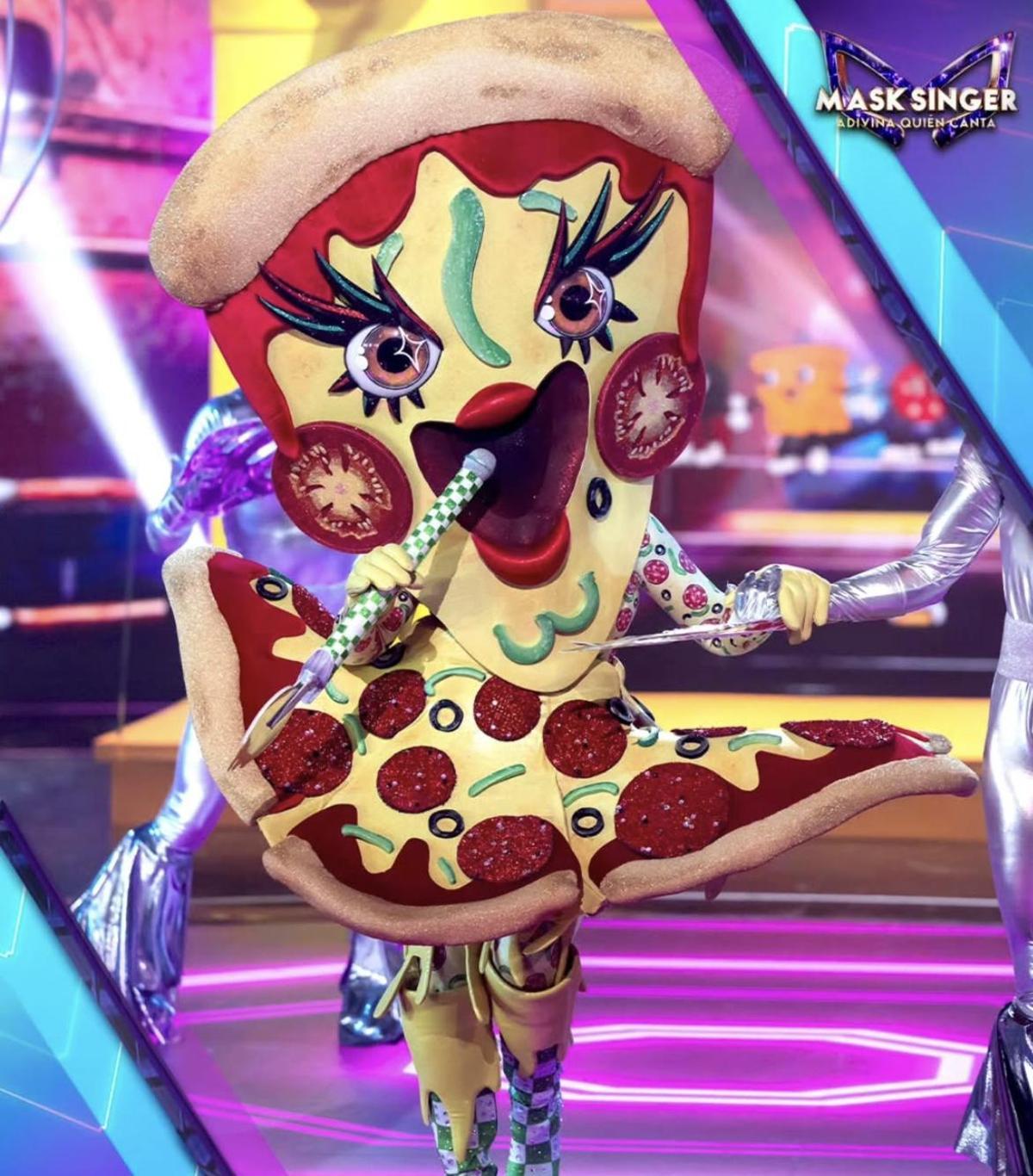 Lydia Lozano era Pizza en 'Mask Singer'