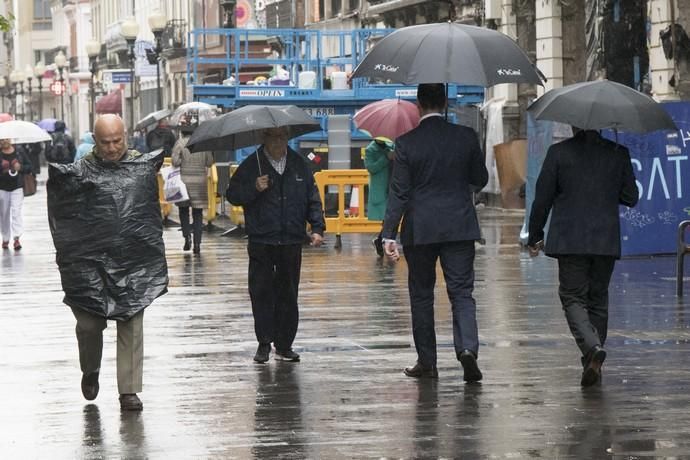 30.01.18 Gran Canaria. Lluvia en la zona Las Palma