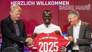 Mané, ya compañero de Lewandowski en el Bayern, habla del Barça y del polaco