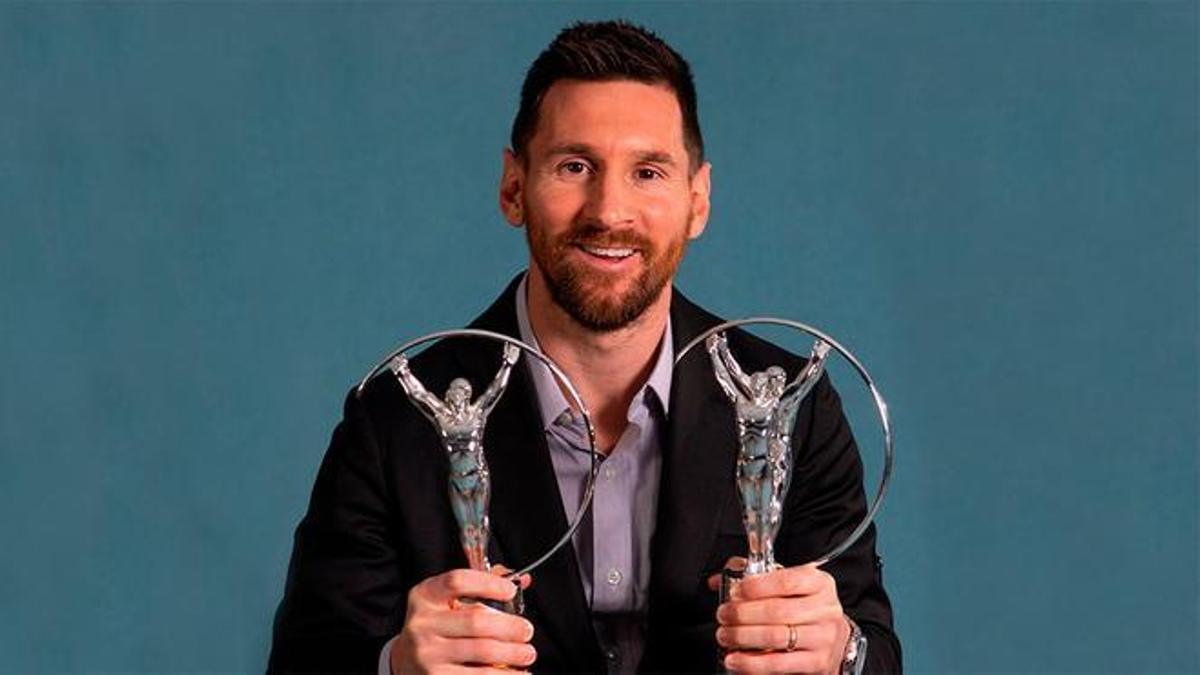 Leo Messi, en la gala de los Laureus.