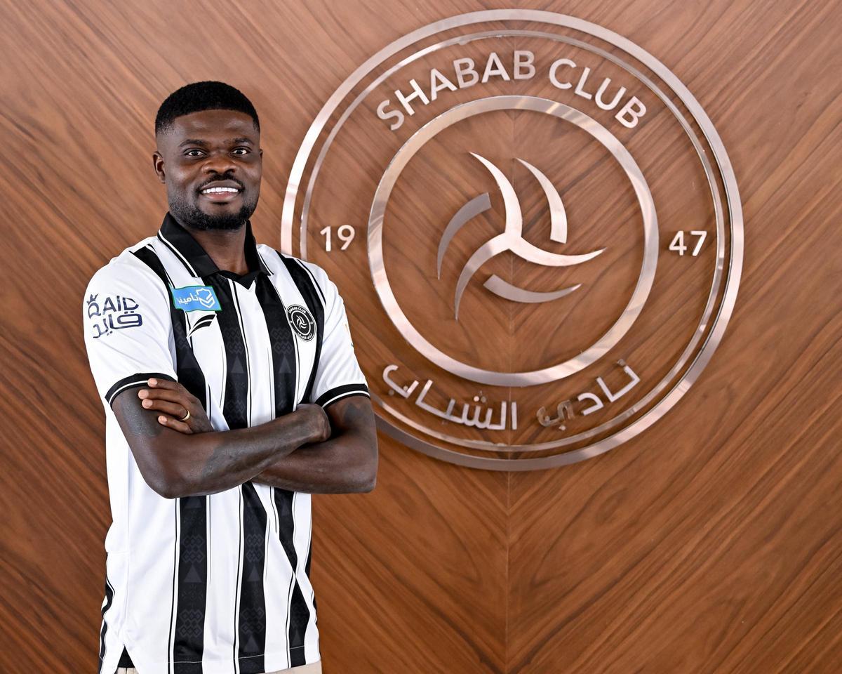 Thomas Partey, nuevo jugador del Al Shabab de Arabia Saudí.