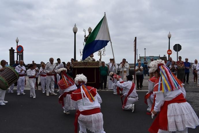 Ofrenda a San Ginés, en Arrecife