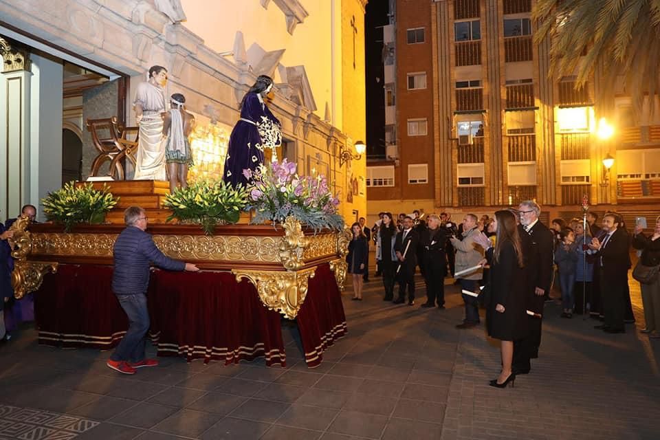 Marina Civera, pretoriana de honor y participante en la Procesión de la Corporación de Pretorianos y Penitentes