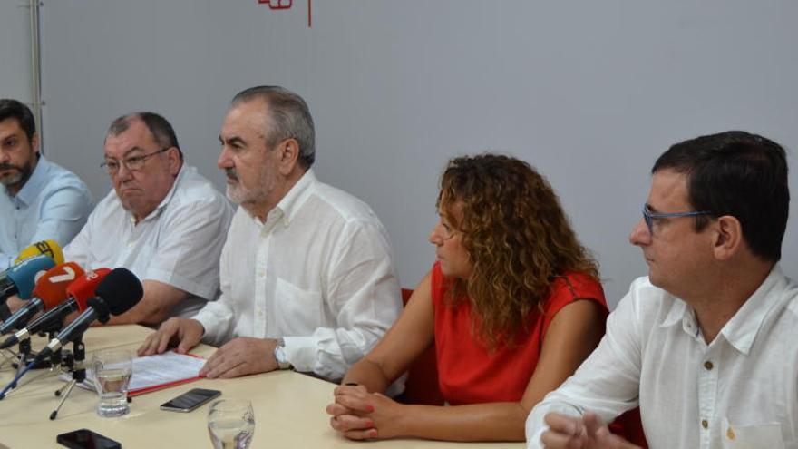 Joaquín López, Alberto Requena, Rafael González Tovar, Isabel Casalduero y Emilio Ivars.