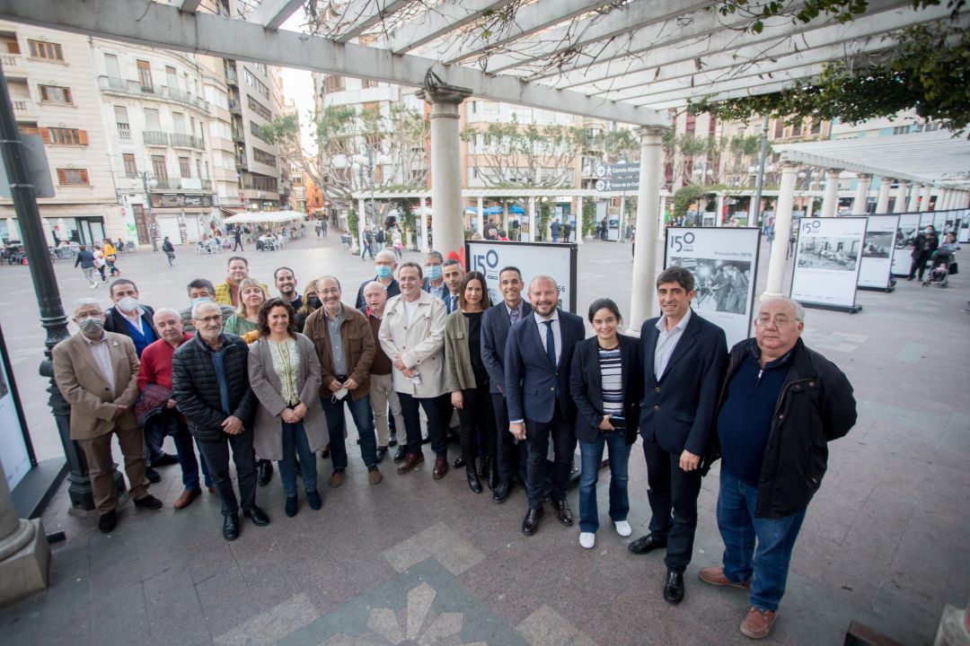 Inauguración de la exposición 150 años de Levante-EMV en Alzira