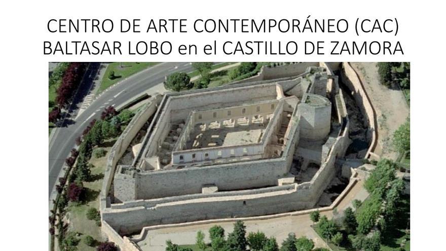 Proyecto de Centro de Arte Contemporáneo Baltasar Lobo, de Pedro Lucas del Teso,  en el Castillo