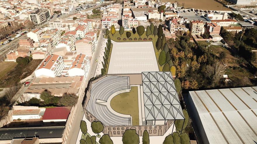 Jordi Masquef presenta el projecte per reconvertir la plaça de Braus en una àgora a cel obert