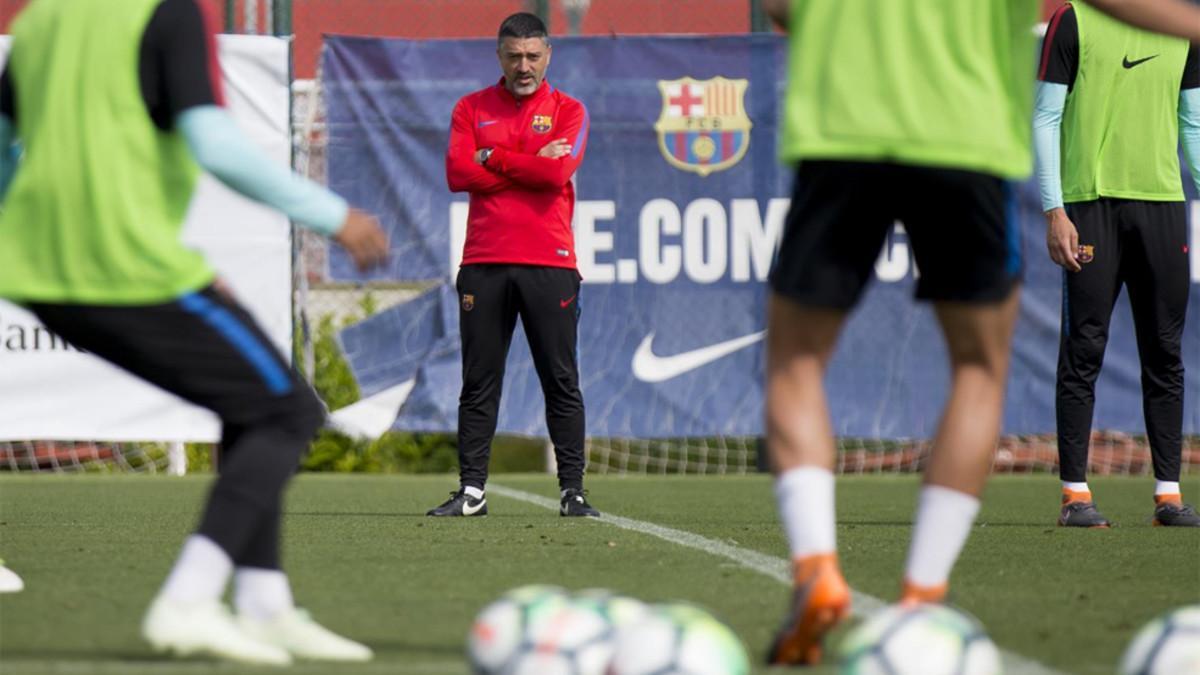 García Pimienta, entrenador del Barça B