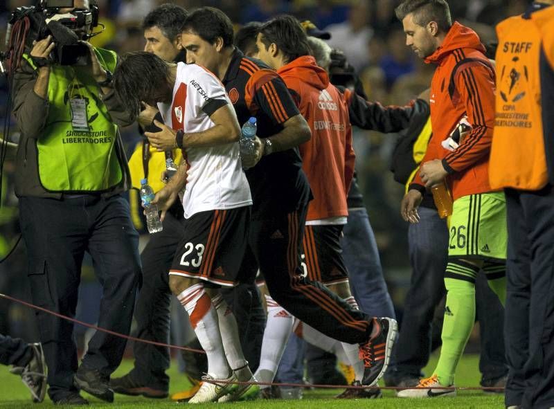 Fotogalería del incidente en el Boca Juniors-River Plate