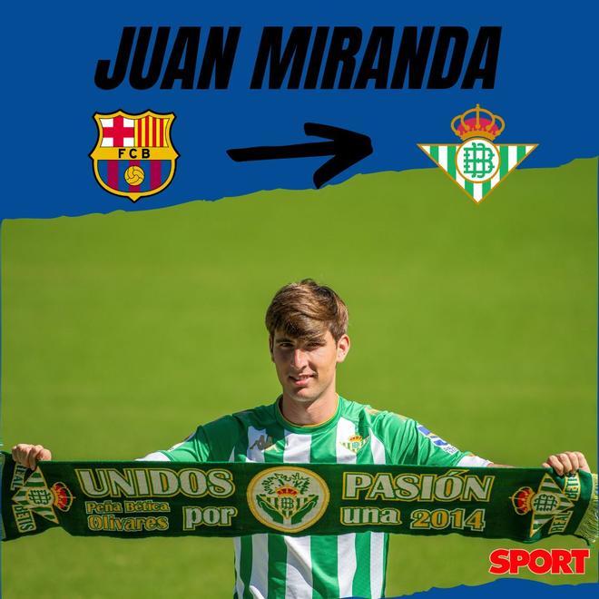 Juan Miranda volvió al club de su niñez como jugador libre