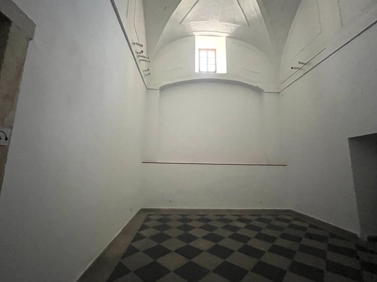 Una de las salas del Museo Catedralicio totalmente vacía.