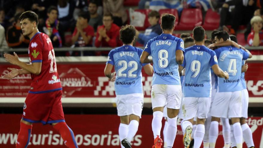 El Málaga CF marcó su primer gol fuera de casa esta temporada, pero no le sirvió para mucho.