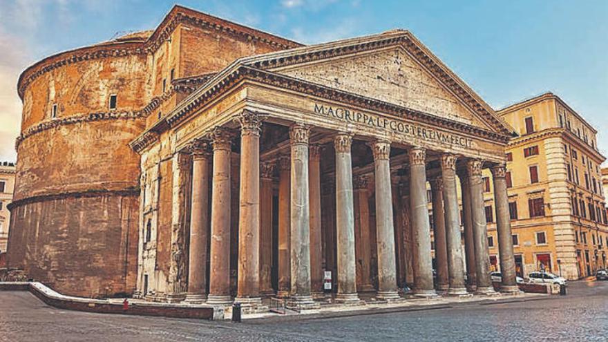 El pantheon de Agripa, en Roma.