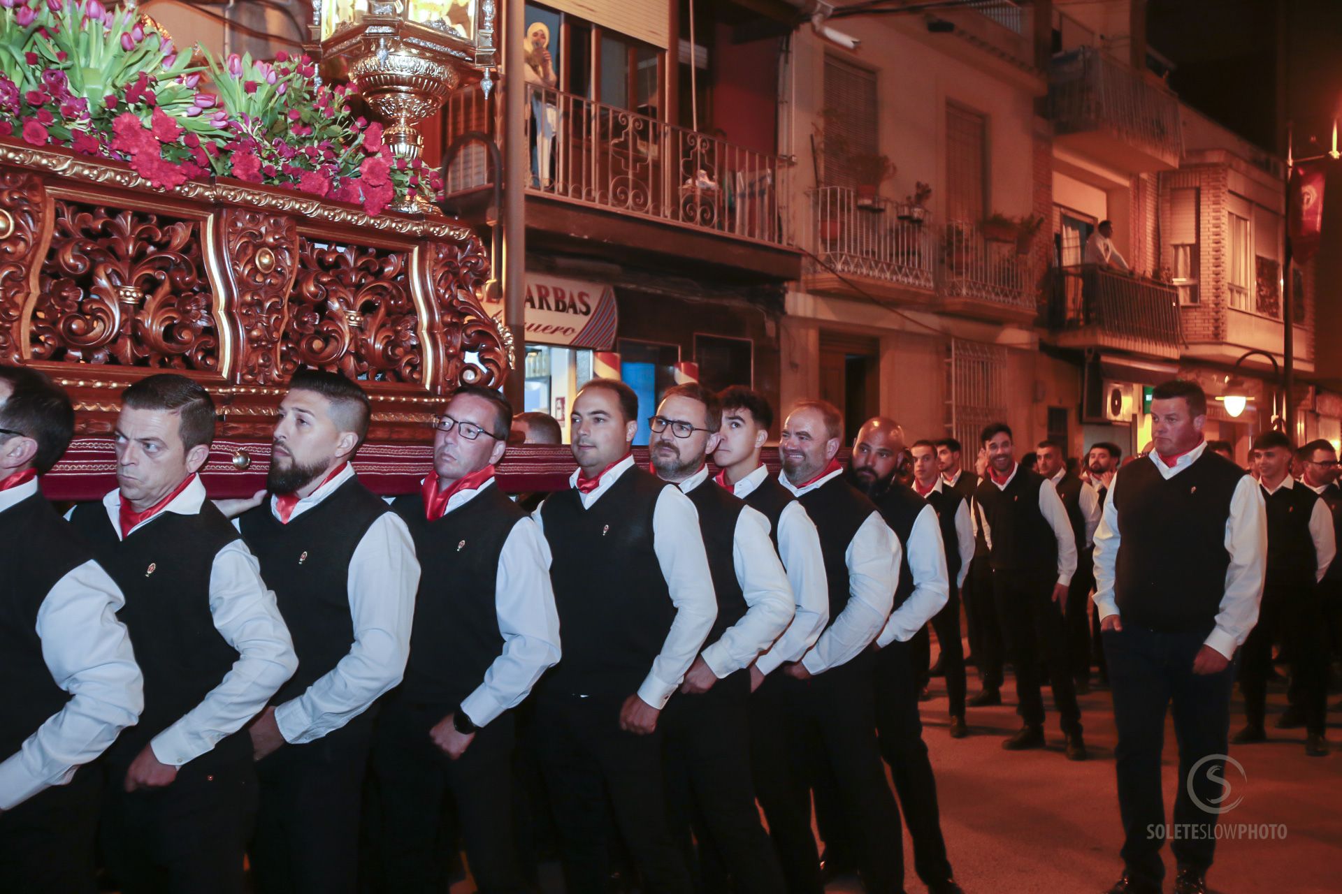 Las imágenes del encuentro del Paso Encarnado en Lorca