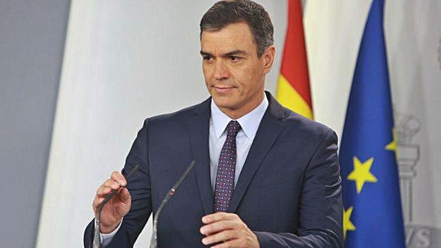 El president del Govern en funcions, Pedro Sánchez.