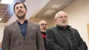 Comín i Puig reserven a Puigdemont un "retorn institucional" i tornaran abans