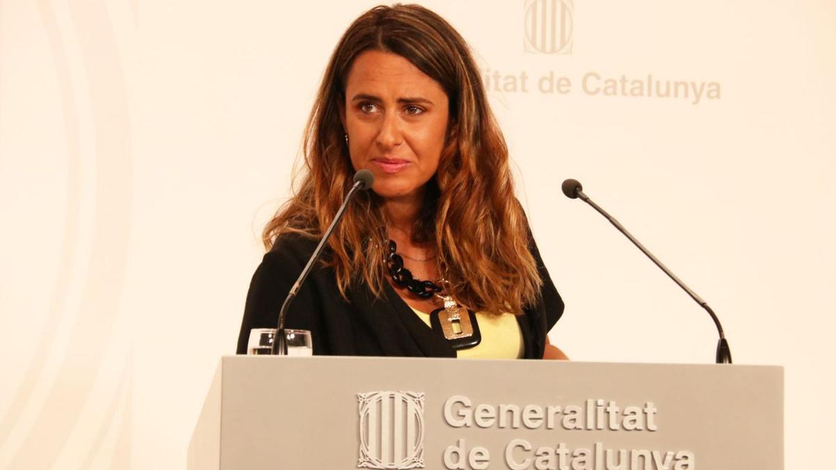 La portaveu del Govern, Patrícia Plaja | BERNAT VILARÓ/ACN