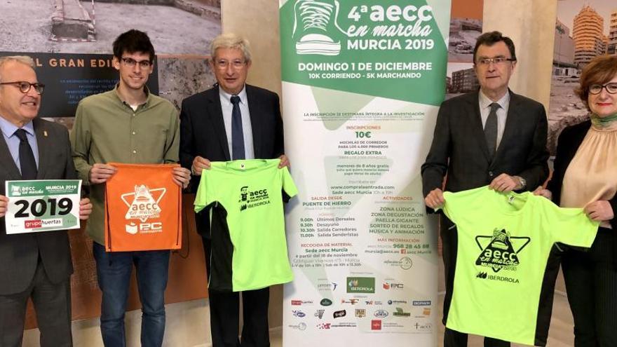 Murcia acoge su IV Marcha Contra el Cáncer el 1 de diciembre