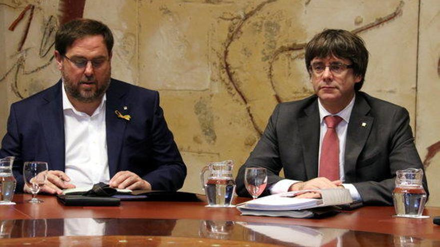 Oriol Jonqueras i Carles Puigdemont