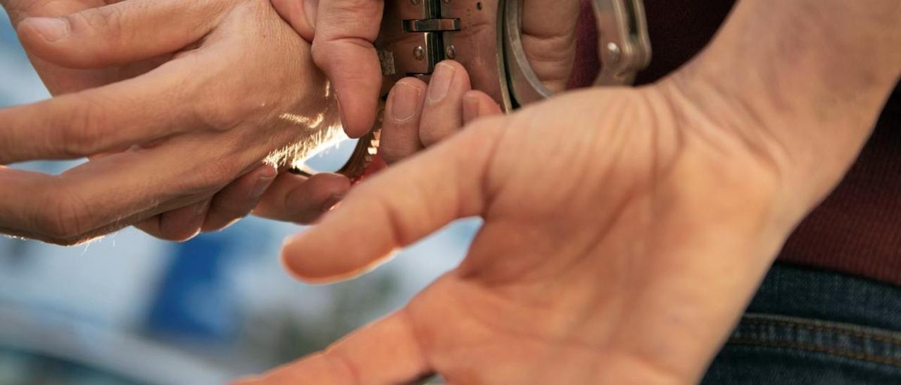 Detención practicada por los Mossos d’Esquadra.