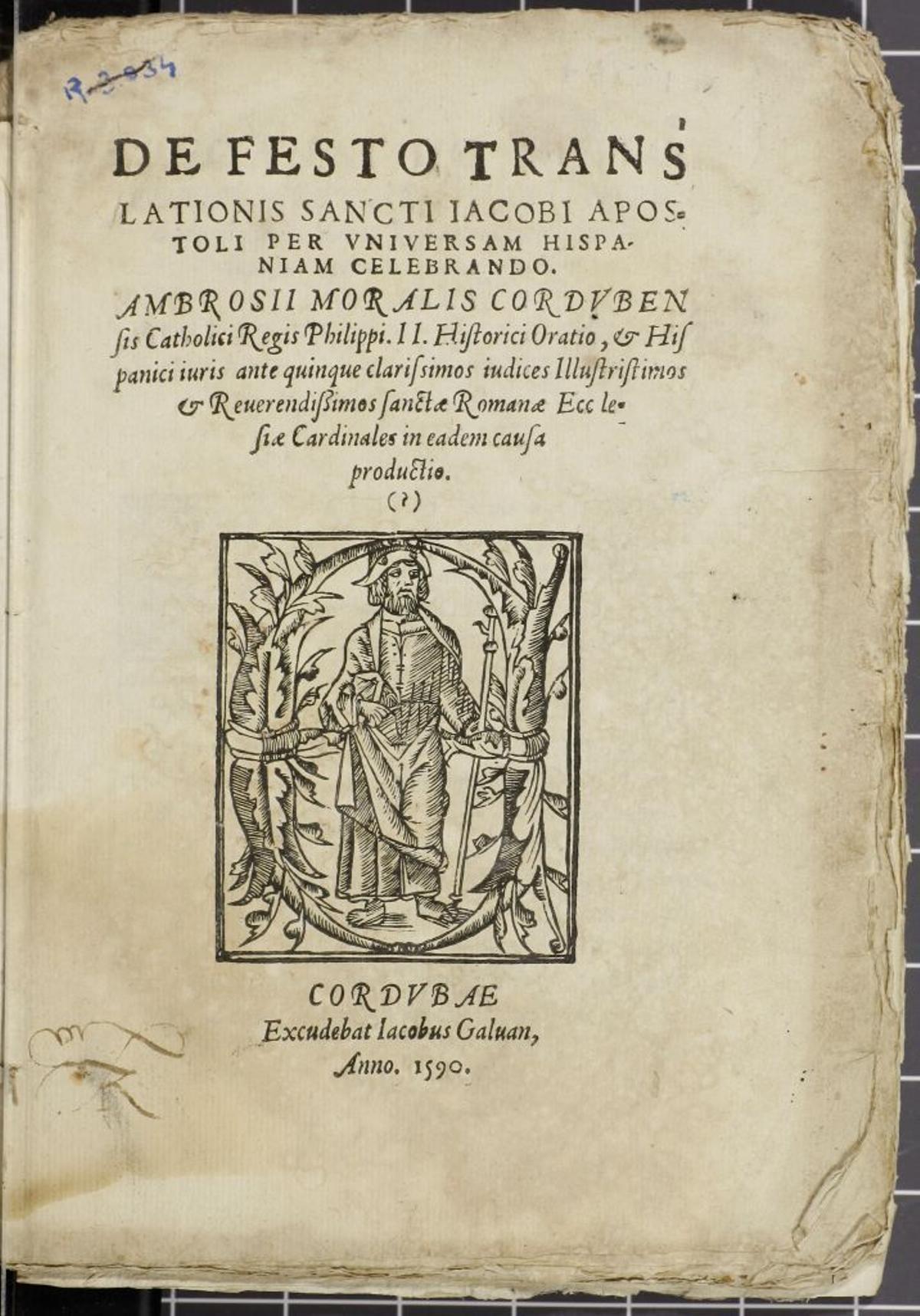 Portada de "De festo translationis".