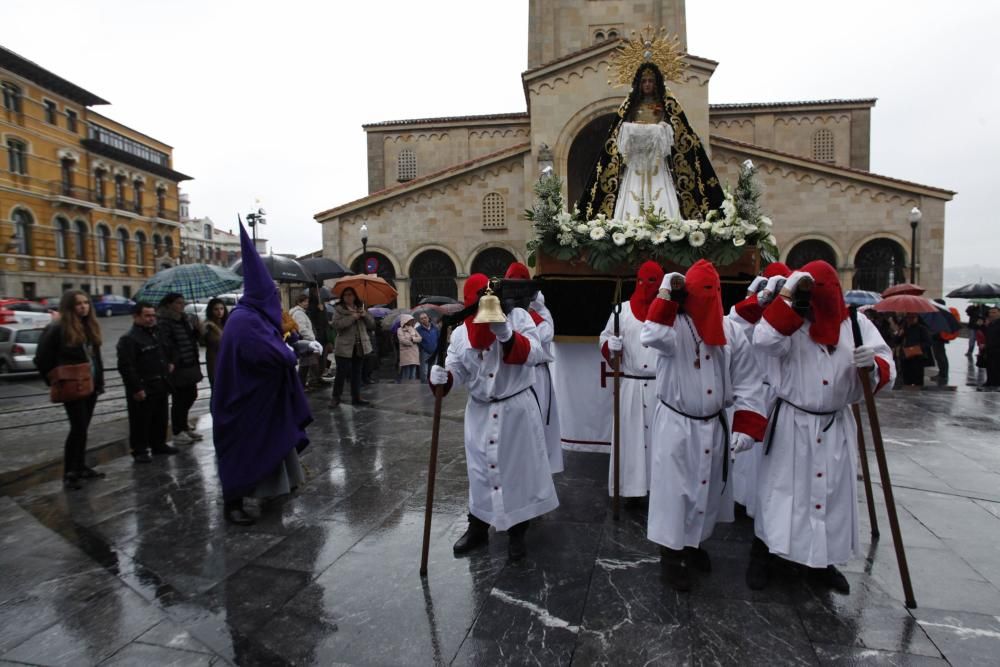 Procesión del sábado Santo en Gijón, suspendida po