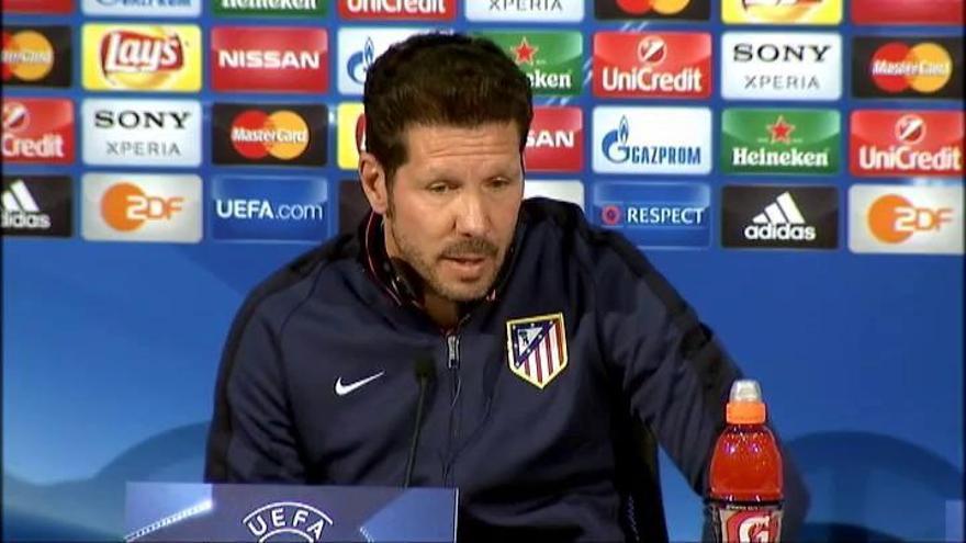 Simeone: "Tengo miedo en todos los partidos"