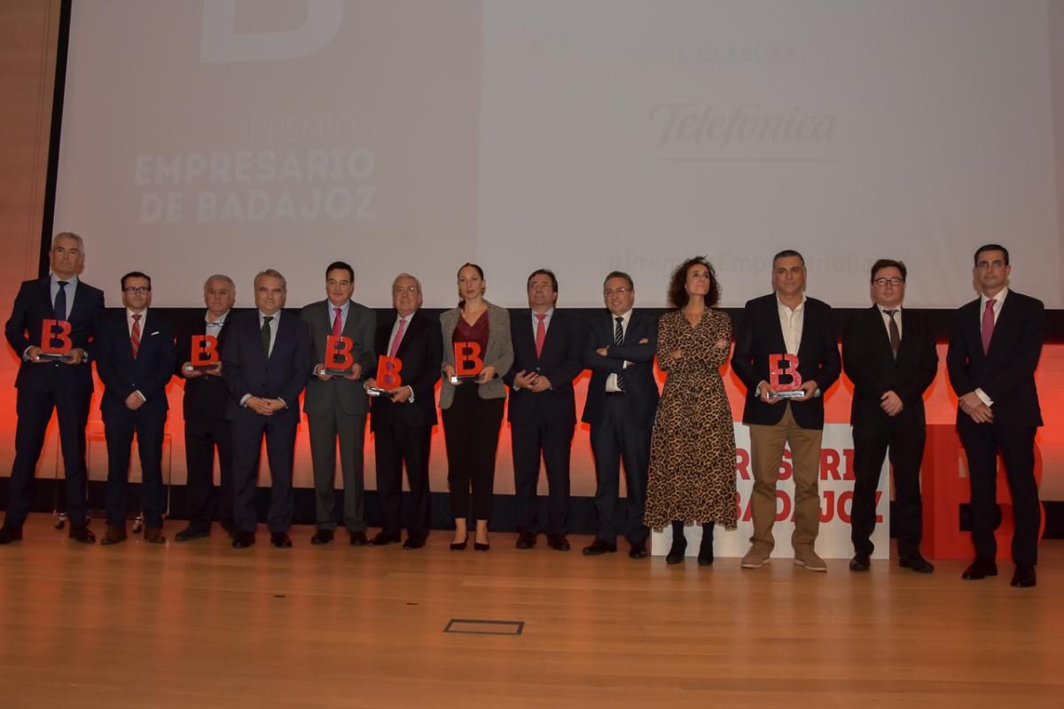 La gala de los premios Empresario de Badajoz 2018 en imágenes