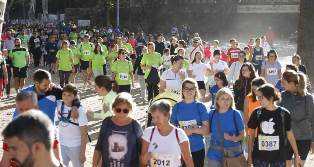 Alrededor de 3.000 personas participaron en la mañana del domingo en la marcha solidaria de 9 kilómetros de Aspanaex.