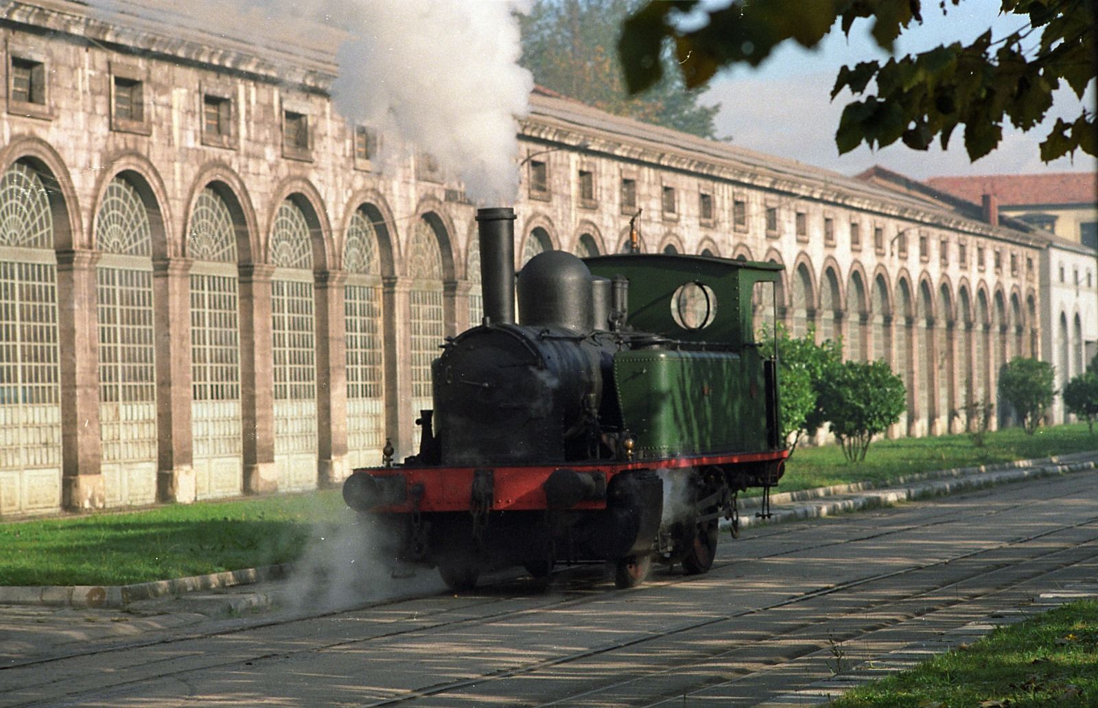 Locomotoras históricas del Museo del Ferrocarril de Asturias