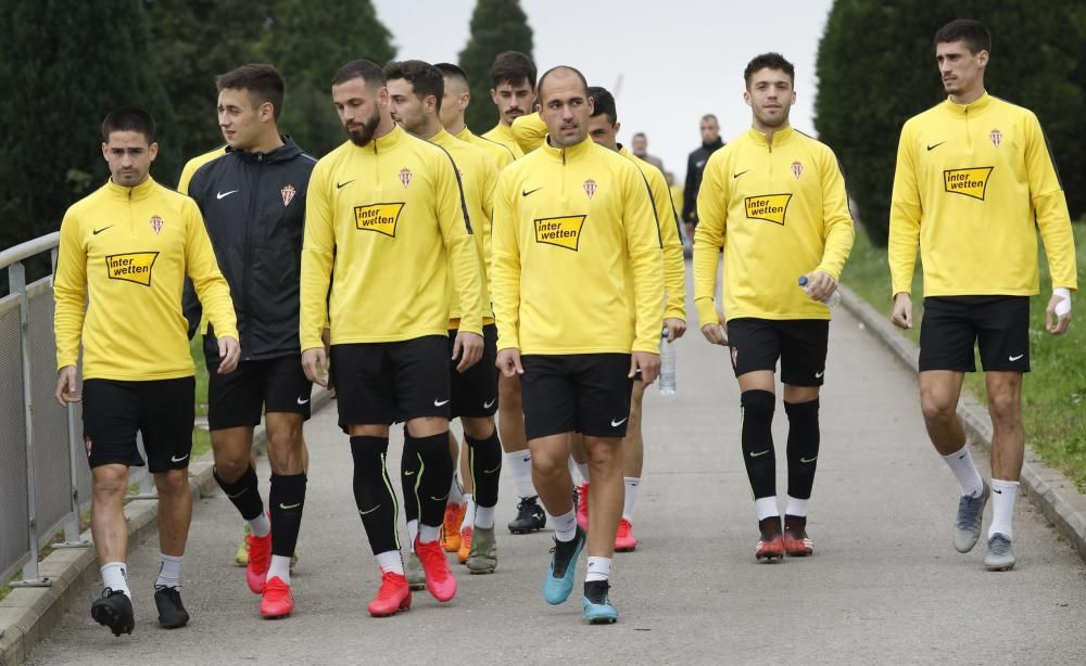 Entrenamiento del Sporting