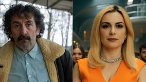 Luis Zahera en Animal y Mirem Ibarguren en El refugio atómico, las dos series españolas que triunfan en Netflix.
