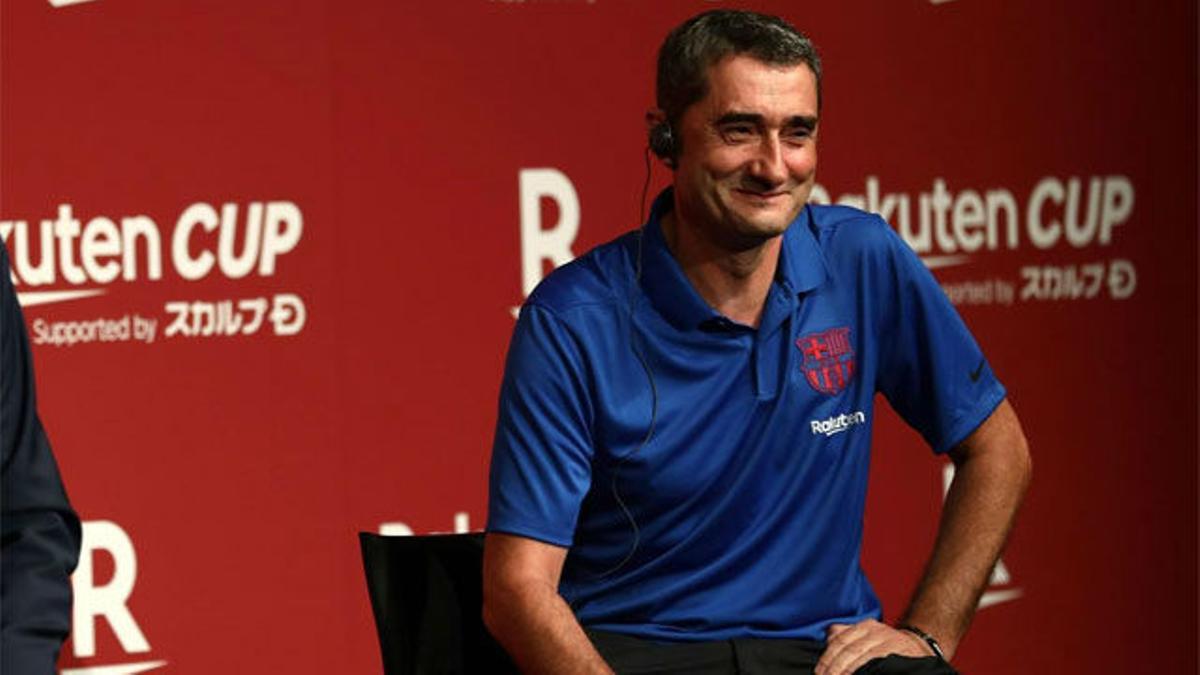 Valverde habló en la presentación de la Rakuten Cup