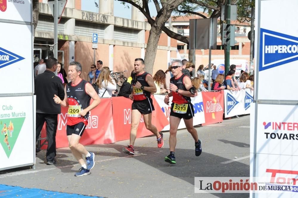 Media Maratón de Murcia: llegada (1ª parte)