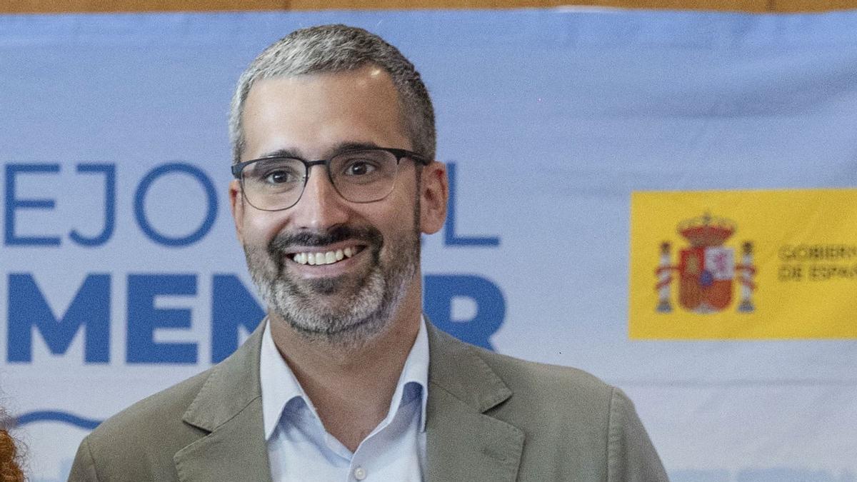 El delegado del Gobierno en la Región, Francisco Lucas, este miércoles en Murcia.