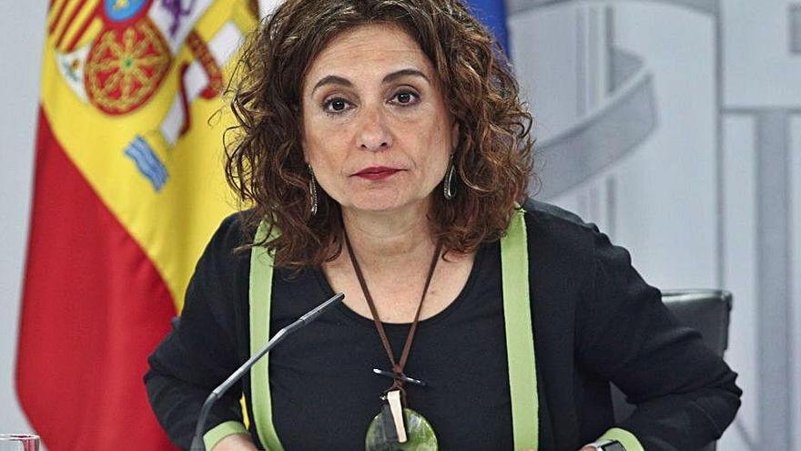 La ministra de Hacienda, María Jesús Montero.