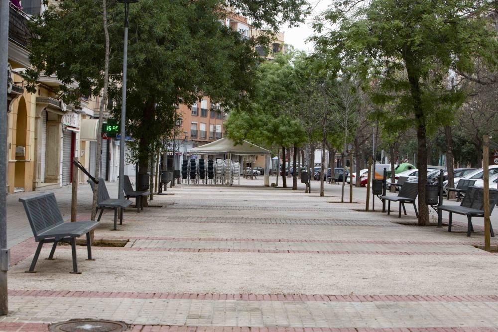 Día de Sant Josep en Xàtiva por el confinamiento por coronavirus