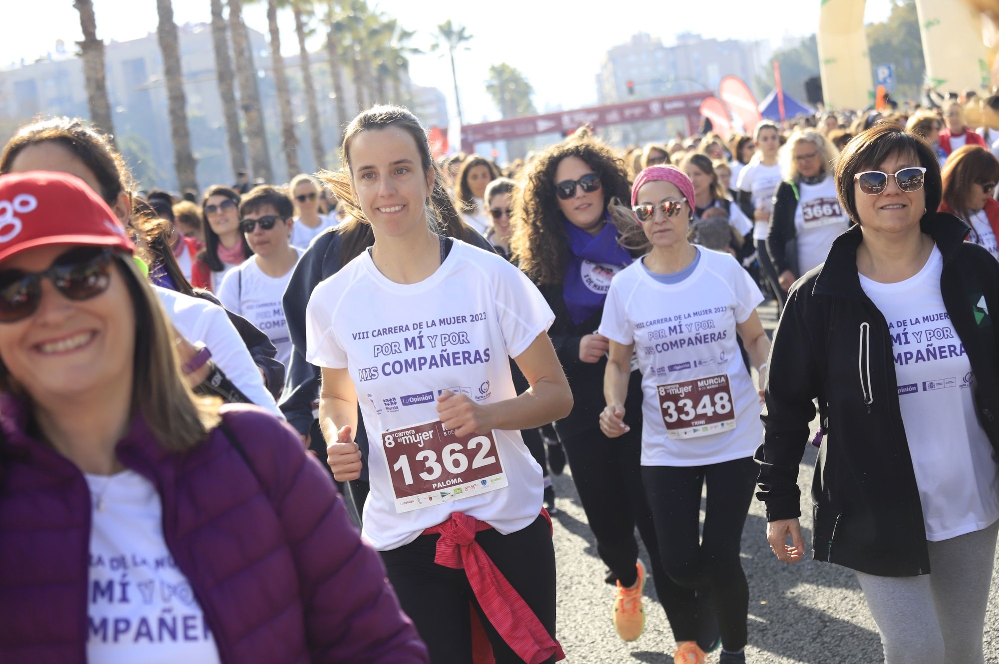 La salida y el recorrido de la Carrera de la Mujer 'inmortalizados' en imágenes