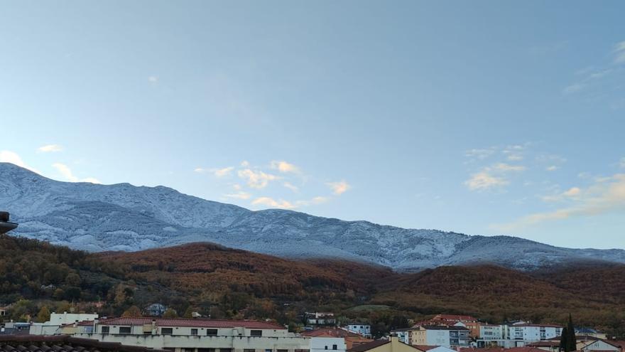 La nieve desde Hervás.