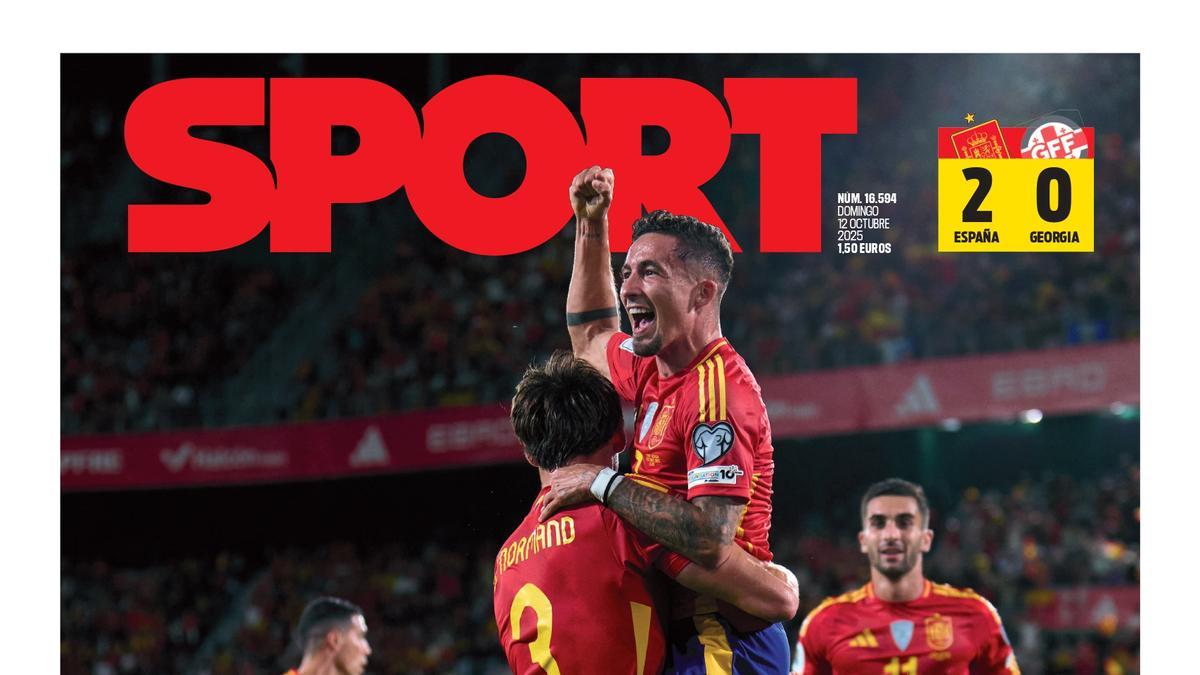 La portada SPORT de este domingo