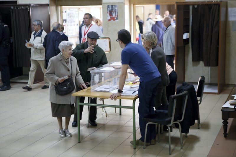 Jornada electoral en Aragón