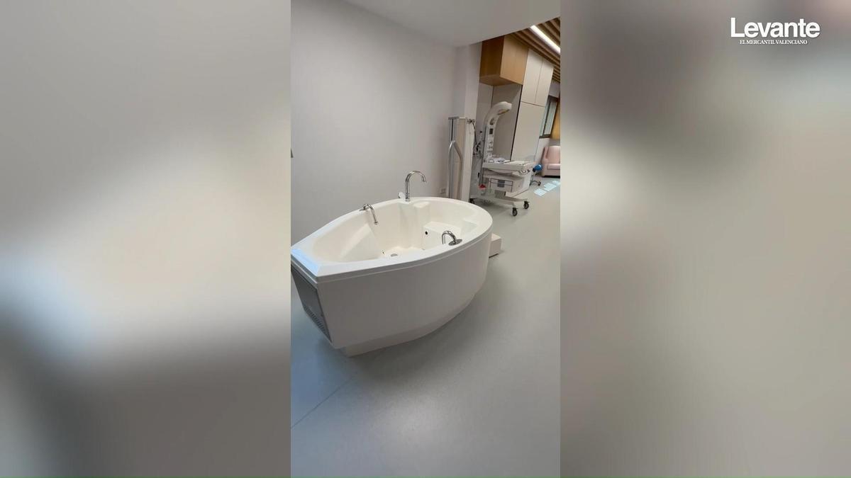 Así son nuevos paritorios del nuevo hospital de Ontinyent