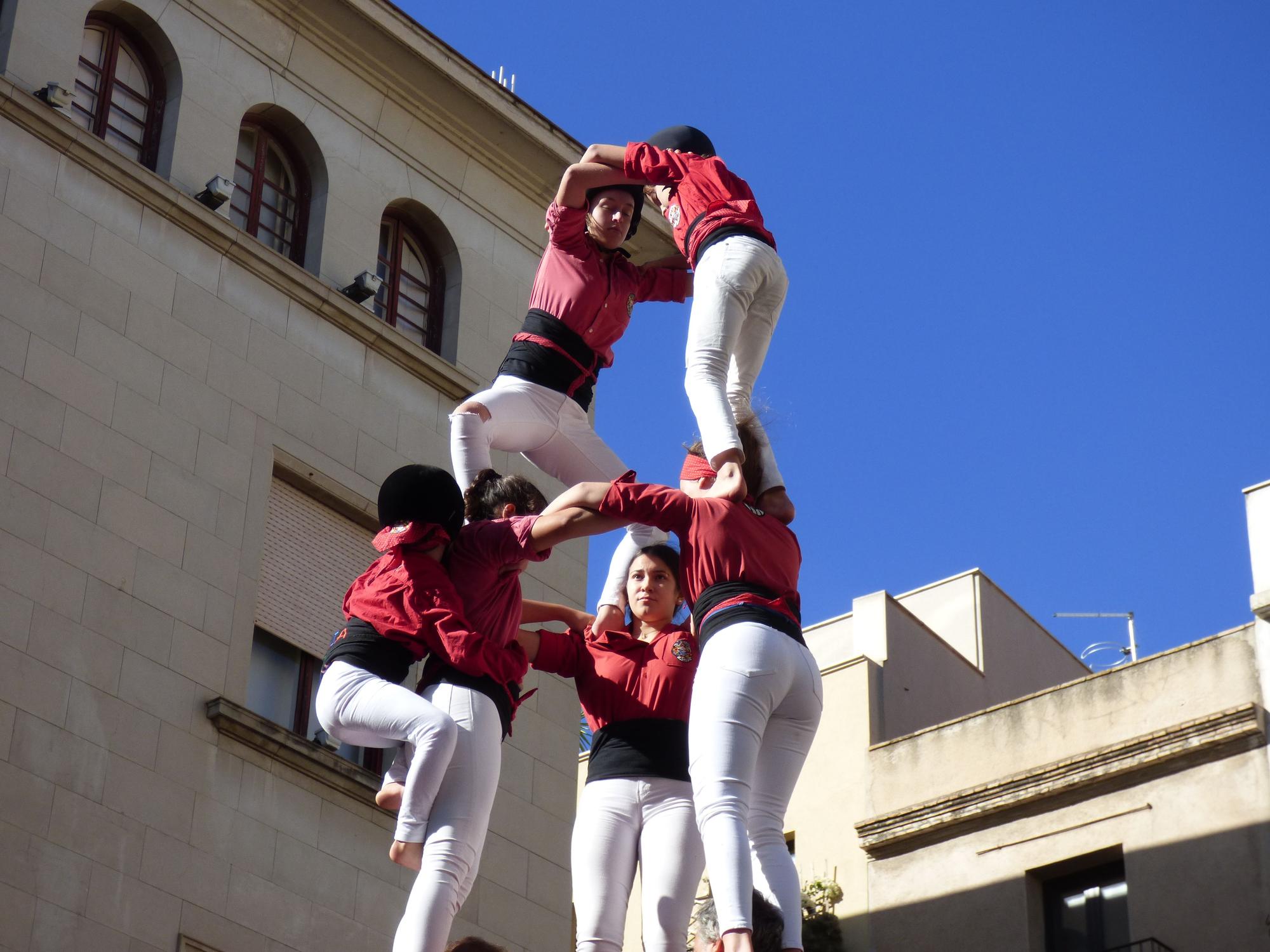 Els Merlots de Figueres celebren el final de temporada acompanyats de la Colla Jove de Barcelona i els Maduixots