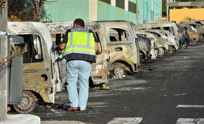 24/08/2018 JINÁMAR, TELDE. Incendio de 25 ...