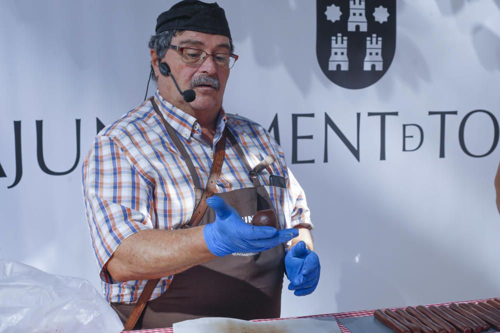 Exhibición de elaboración de chocolate en Torrent