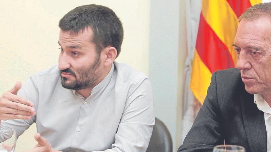 El conseller Vicent Marzà y el secretario autonómico de Educación, Miguel Soler.