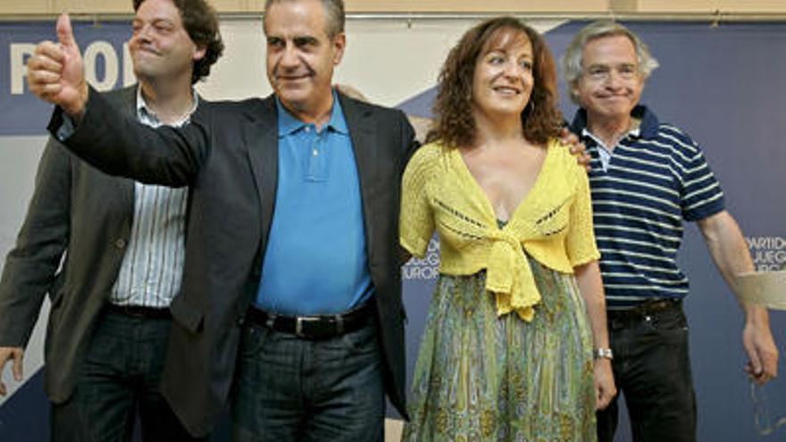 Burgos. Corbacho participó en un acto de campaña junto a la europarlamentaria Iratxe García.
