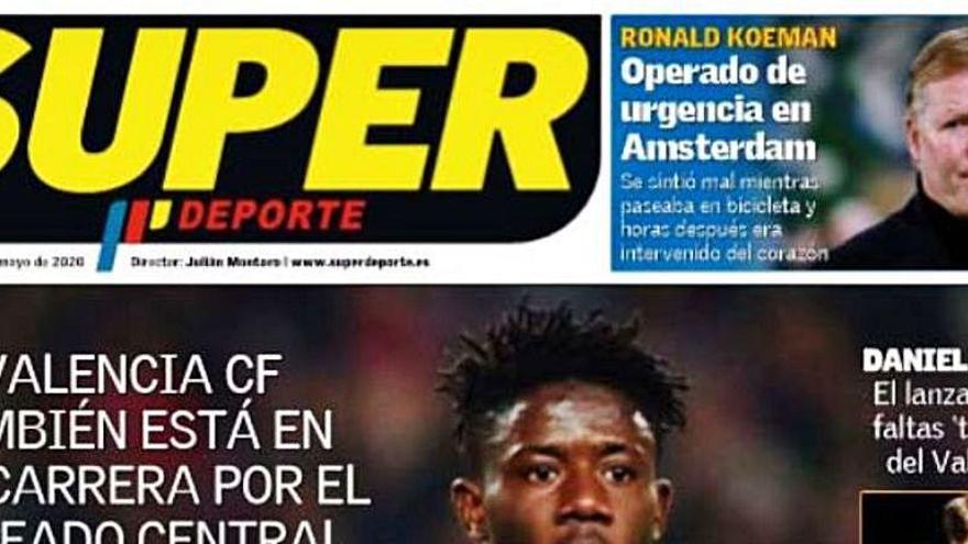 Esta es la portada de SUPER de este lunes